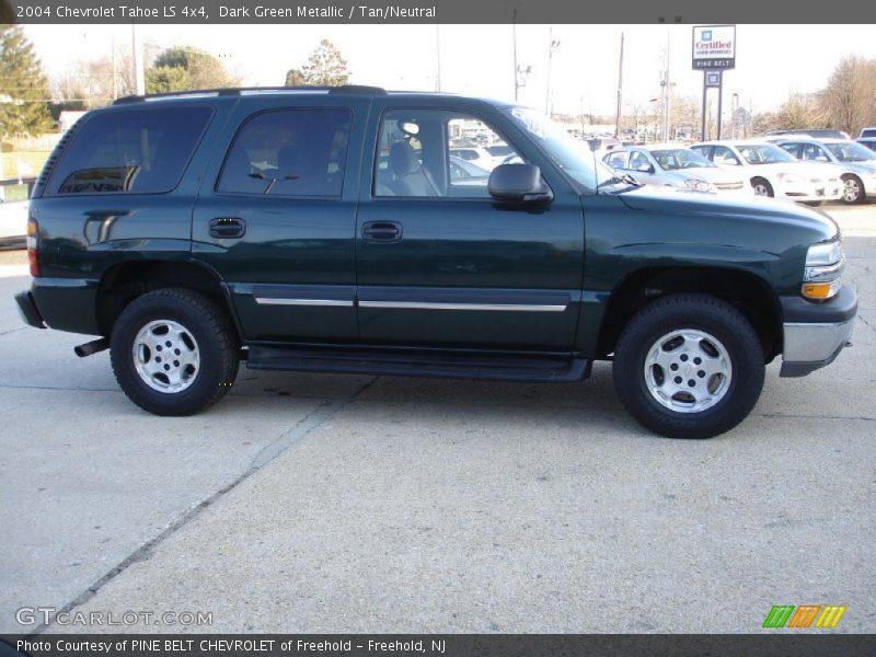 Dark Green Metallic / Tan/Neutral 2004 Chevrolet Tahoe LS 4x4