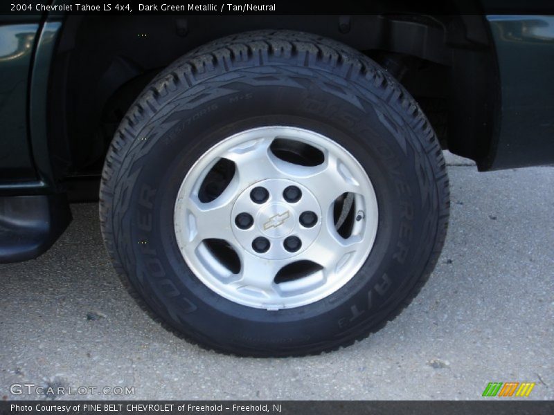 Dark Green Metallic / Tan/Neutral 2004 Chevrolet Tahoe LS 4x4