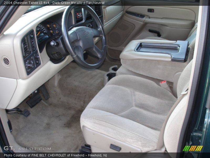 Dark Green Metallic / Tan/Neutral 2004 Chevrolet Tahoe LS 4x4