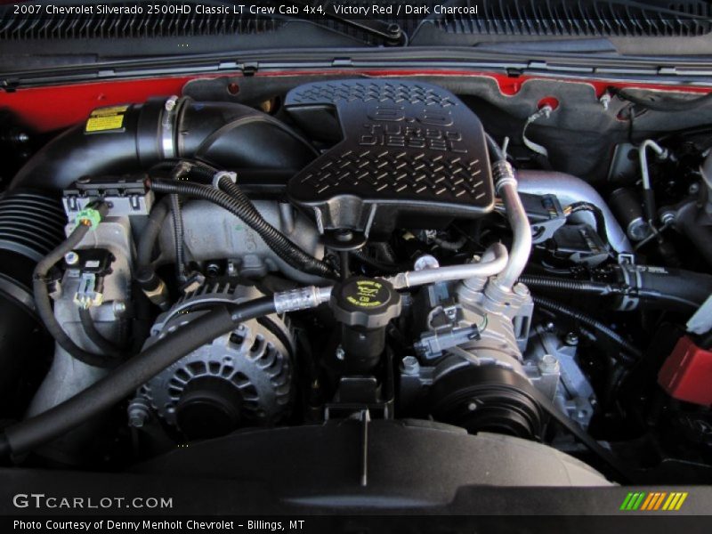 Victory Red / Dark Charcoal 2007 Chevrolet Silverado 2500HD Classic LT Crew Cab 4x4