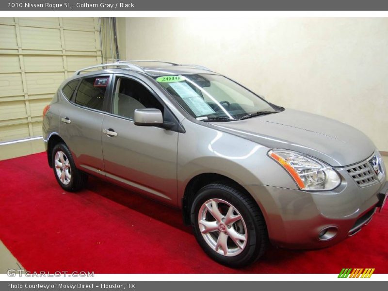 Gotham Gray / Black 2010 Nissan Rogue SL