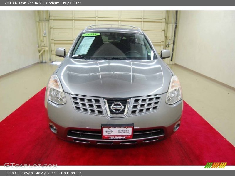 Gotham Gray / Black 2010 Nissan Rogue SL