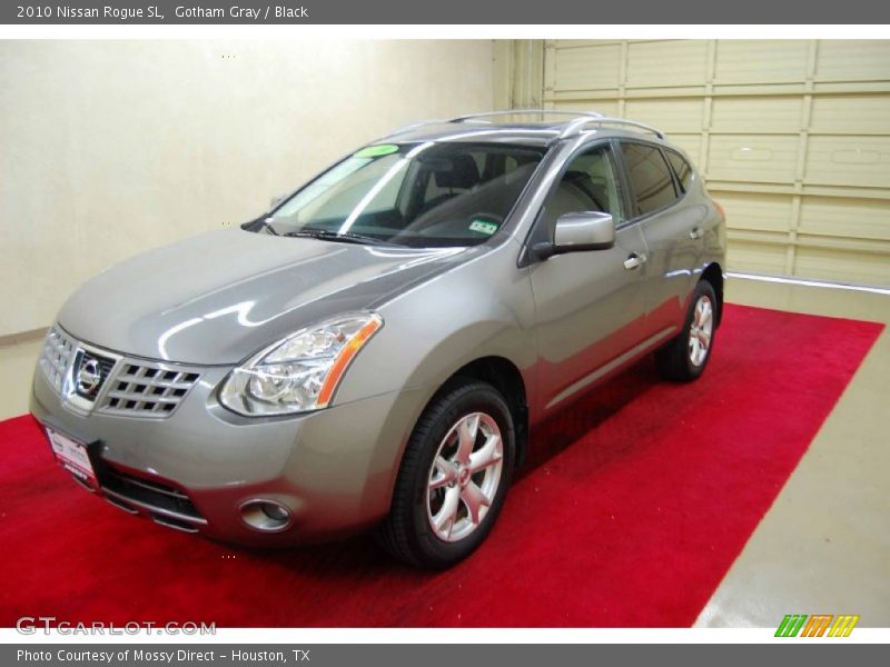Gotham Gray / Black 2010 Nissan Rogue SL