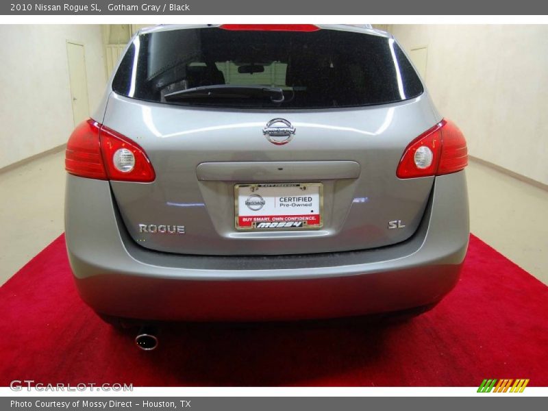 Gotham Gray / Black 2010 Nissan Rogue SL
