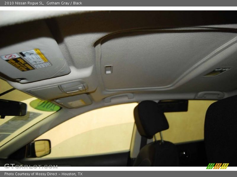 Gotham Gray / Black 2010 Nissan Rogue SL
