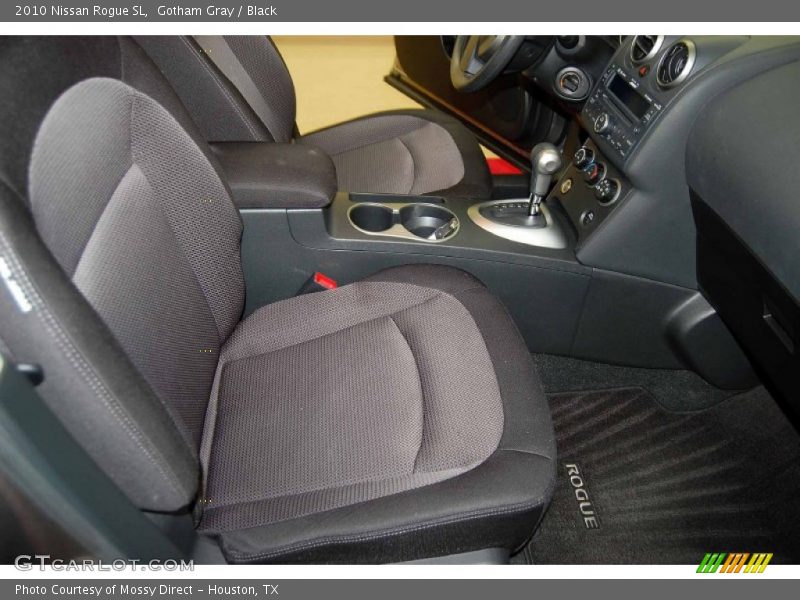 Gotham Gray / Black 2010 Nissan Rogue SL