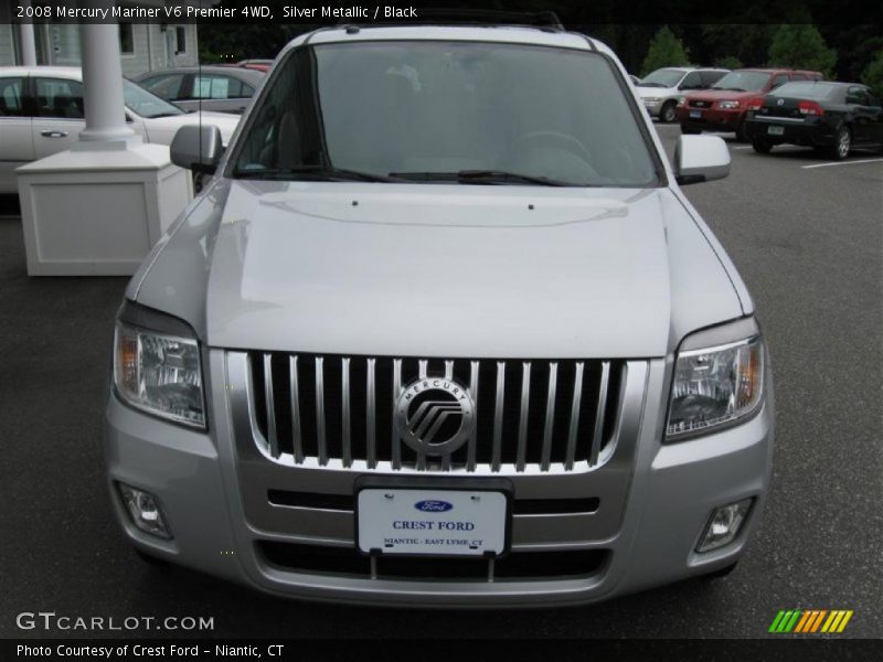 Silver Metallic / Black 2008 Mercury Mariner V6 Premier 4WD