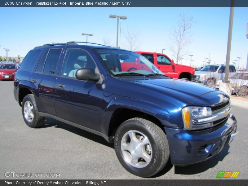 Imperial Blue Metallic / Light Gray 2008 Chevrolet TrailBlazer LS 4x4