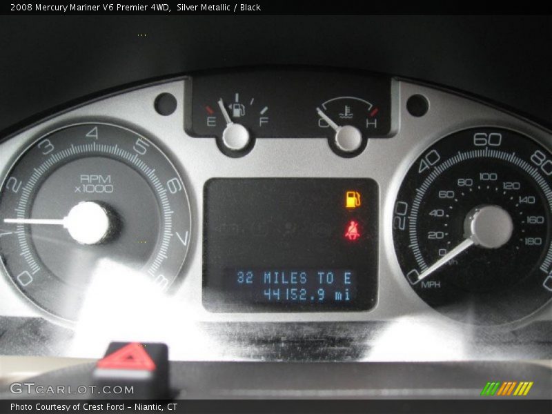Silver Metallic / Black 2008 Mercury Mariner V6 Premier 4WD
