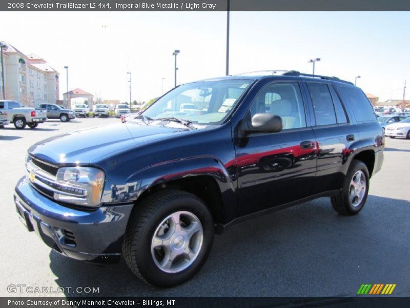 Imperial Blue Metallic / Light Gray 2008 Chevrolet TrailBlazer LS 4x4