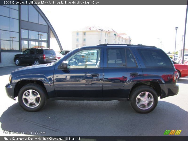 Imperial Blue Metallic / Light Gray 2008 Chevrolet TrailBlazer LS 4x4