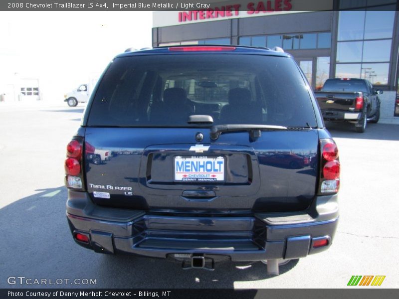 Imperial Blue Metallic / Light Gray 2008 Chevrolet TrailBlazer LS 4x4