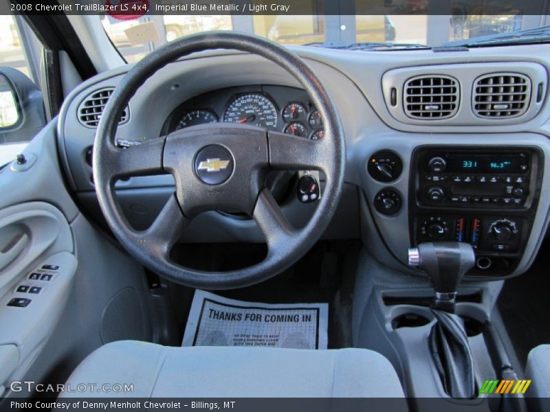 Imperial Blue Metallic / Light Gray 2008 Chevrolet TrailBlazer LS 4x4