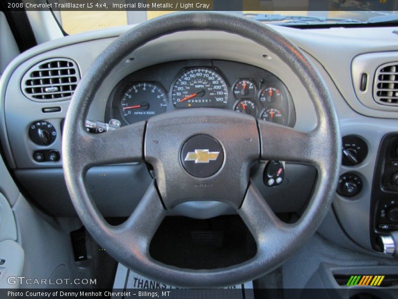 Imperial Blue Metallic / Light Gray 2008 Chevrolet TrailBlazer LS 4x4