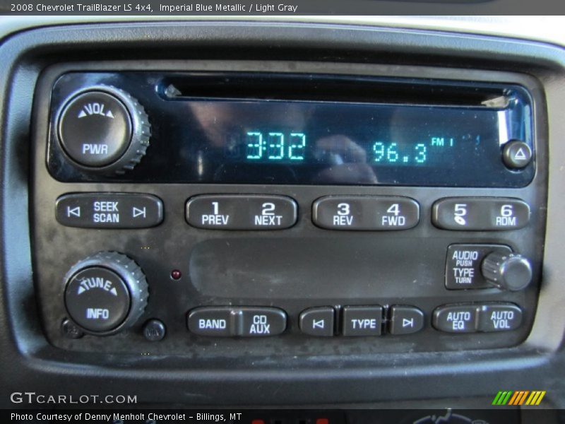 Imperial Blue Metallic / Light Gray 2008 Chevrolet TrailBlazer LS 4x4
