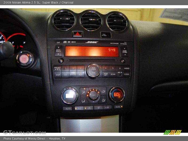 Super Black / Charcoal 2009 Nissan Altima 2.5 SL