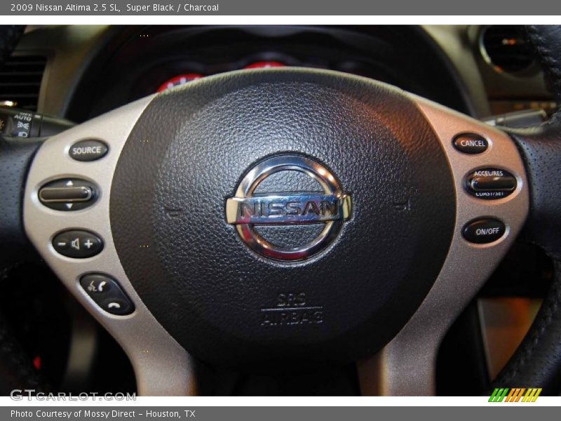 Super Black / Charcoal 2009 Nissan Altima 2.5 SL