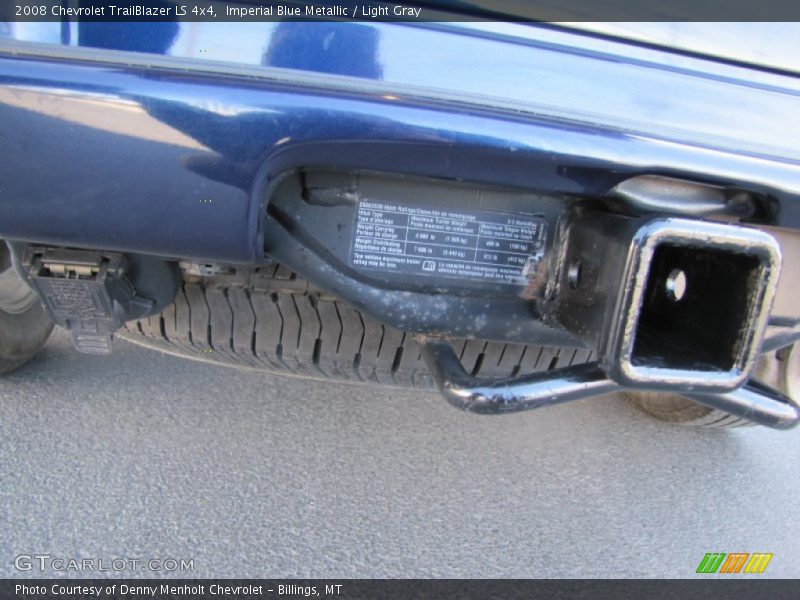 Imperial Blue Metallic / Light Gray 2008 Chevrolet TrailBlazer LS 4x4