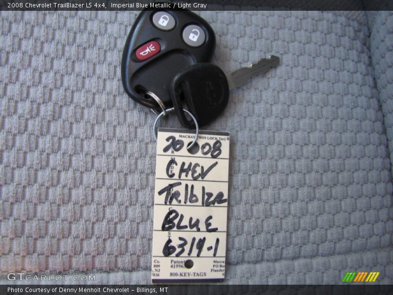 Imperial Blue Metallic / Light Gray 2008 Chevrolet TrailBlazer LS 4x4