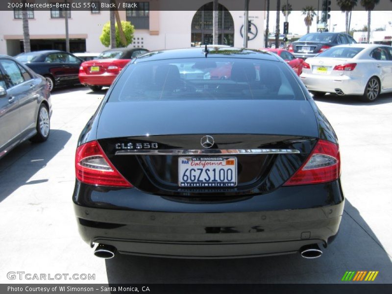 Black / Black 2009 Mercedes-Benz CLS 550