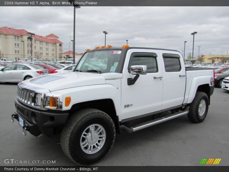 Birch White / Ebony/Pewter 2009 Hummer H3 T Alpha