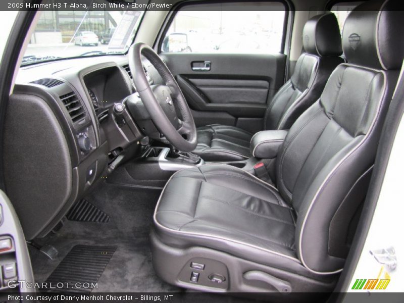  2009 H3 T Alpha Ebony/Pewter Interior