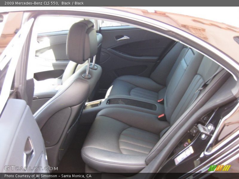 Black / Black 2009 Mercedes-Benz CLS 550