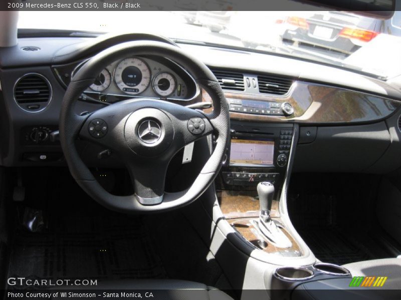 Black / Black 2009 Mercedes-Benz CLS 550
