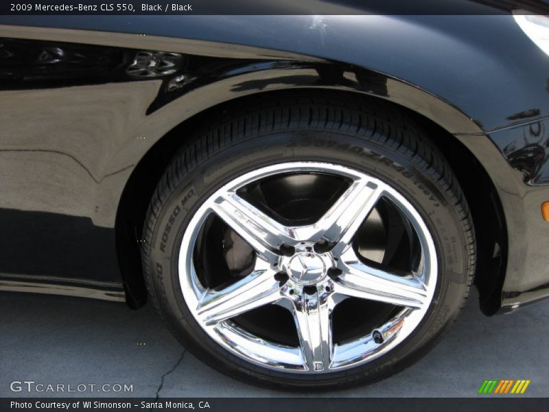 Black / Black 2009 Mercedes-Benz CLS 550