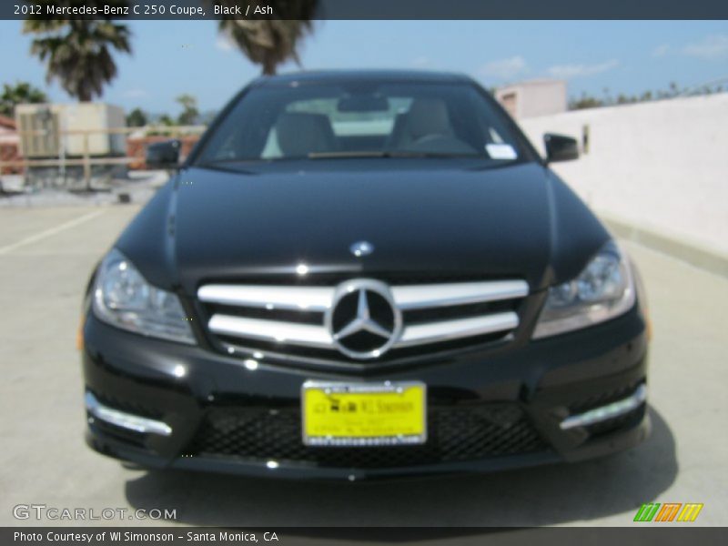 Black / Ash 2012 Mercedes-Benz C 250 Coupe