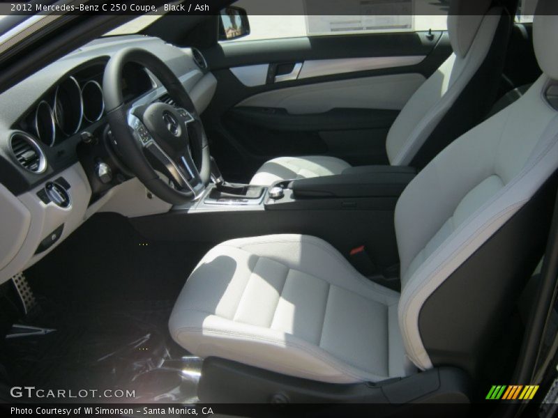 Black / Ash 2012 Mercedes-Benz C 250 Coupe