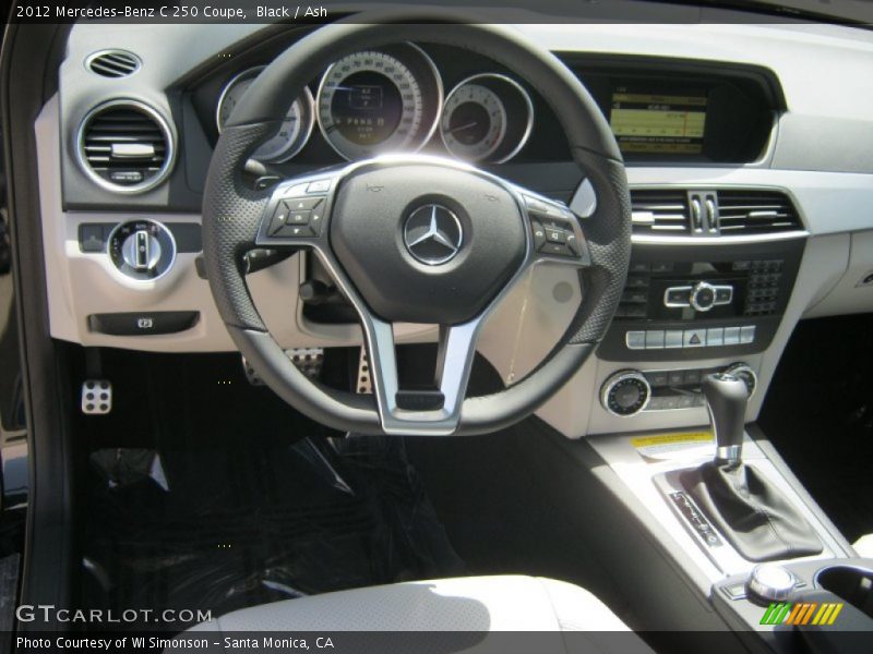 Black / Ash 2012 Mercedes-Benz C 250 Coupe