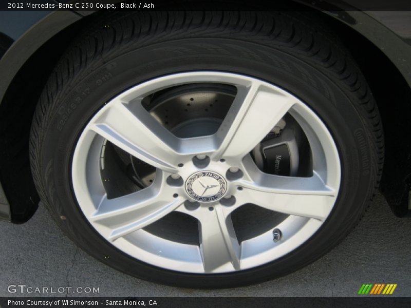 Black / Ash 2012 Mercedes-Benz C 250 Coupe