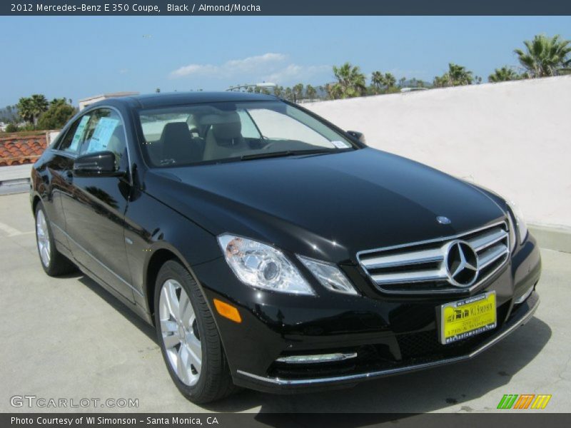 Black / Almond/Mocha 2012 Mercedes-Benz E 350 Coupe