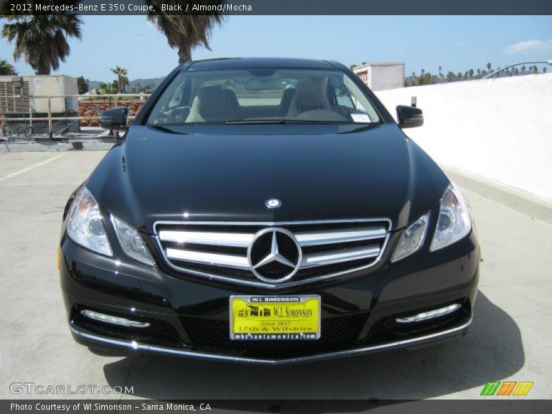 Black / Almond/Mocha 2012 Mercedes-Benz E 350 Coupe