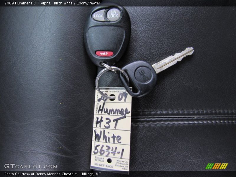 Keys of 2009 H3 T Alpha