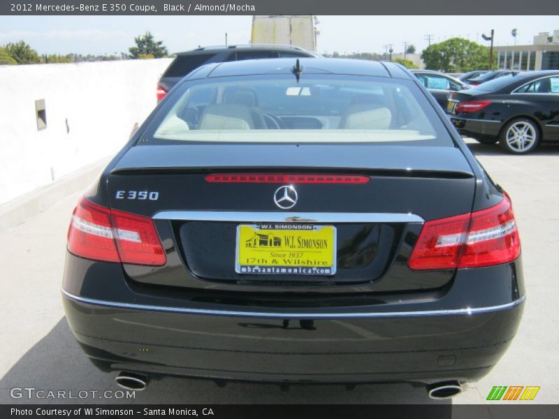Black / Almond/Mocha 2012 Mercedes-Benz E 350 Coupe