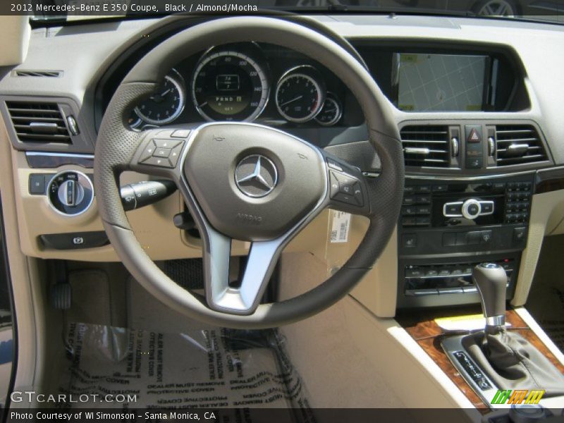 Black / Almond/Mocha 2012 Mercedes-Benz E 350 Coupe
