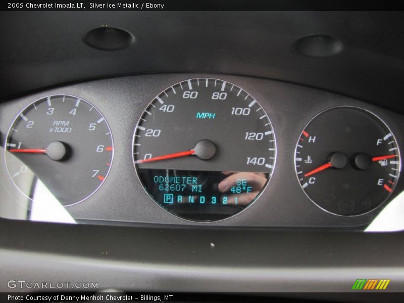 Silver Ice Metallic / Ebony 2009 Chevrolet Impala LT