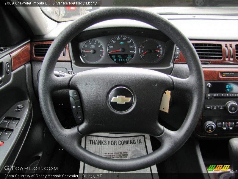 Silver Ice Metallic / Ebony 2009 Chevrolet Impala LT