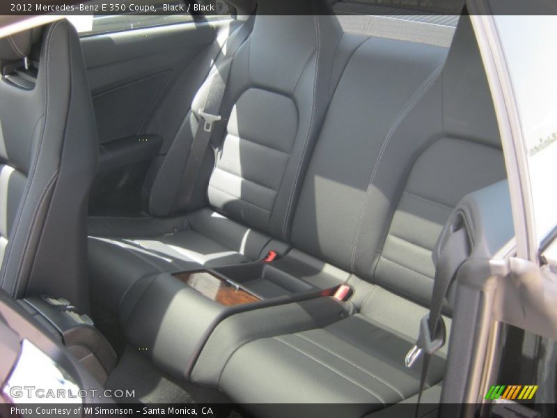 Black / Black 2012 Mercedes-Benz E 350 Coupe