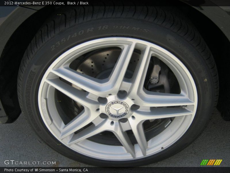 Black / Black 2012 Mercedes-Benz E 350 Coupe