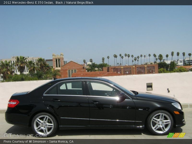 Black / Natural Beige/Black 2012 Mercedes-Benz E 350 Sedan