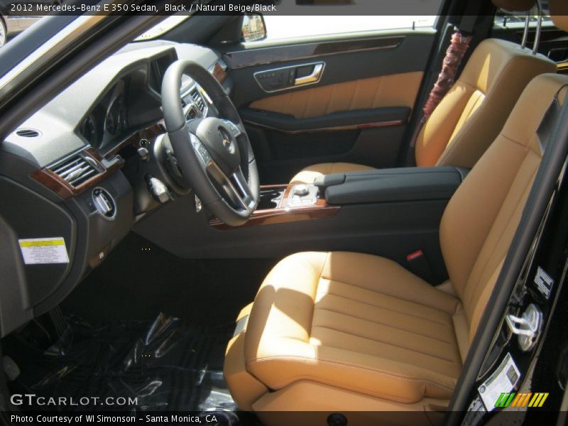 Black / Natural Beige/Black 2012 Mercedes-Benz E 350 Sedan