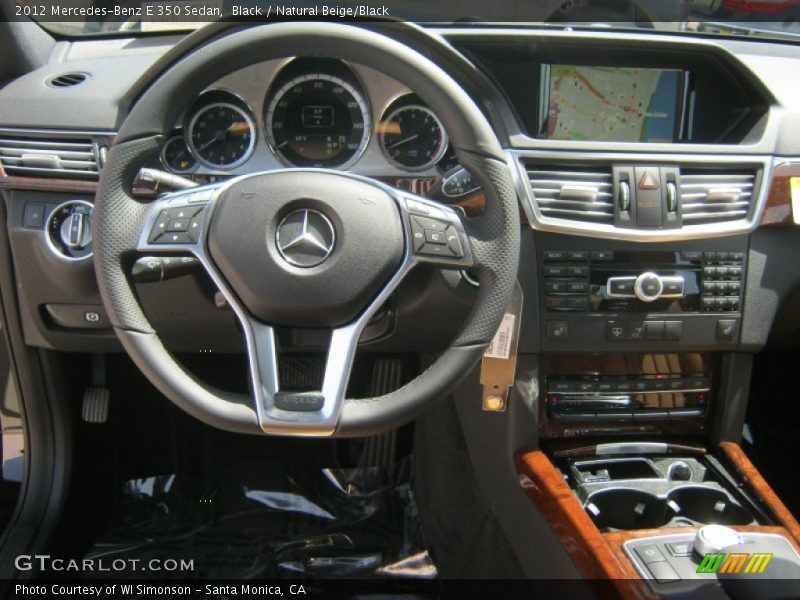 Black / Natural Beige/Black 2012 Mercedes-Benz E 350 Sedan