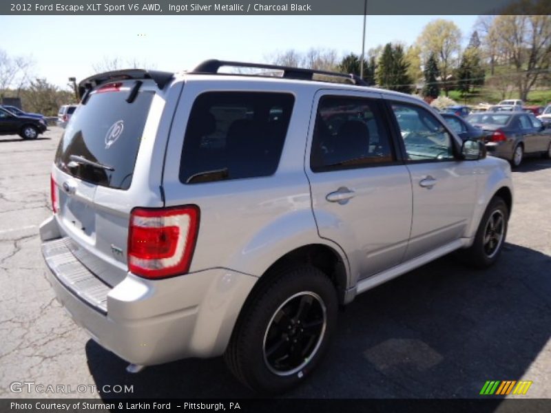 Ingot Silver Metallic / Charcoal Black 2012 Ford Escape XLT Sport V6 AWD