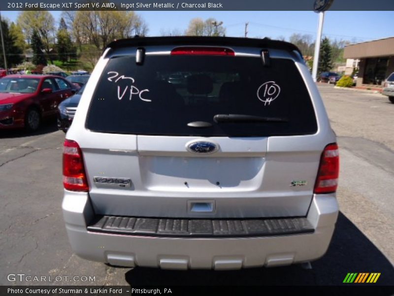 Ingot Silver Metallic / Charcoal Black 2012 Ford Escape XLT Sport V6 AWD