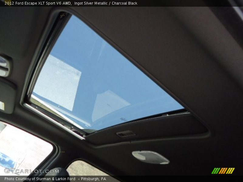 Ingot Silver Metallic / Charcoal Black 2012 Ford Escape XLT Sport V6 AWD