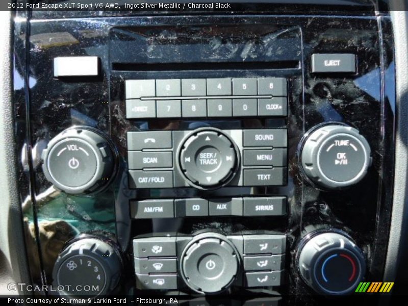 Ingot Silver Metallic / Charcoal Black 2012 Ford Escape XLT Sport V6 AWD