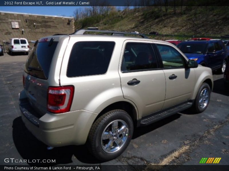Gold Leaf Metallic / Camel 2012 Ford Escape XLT